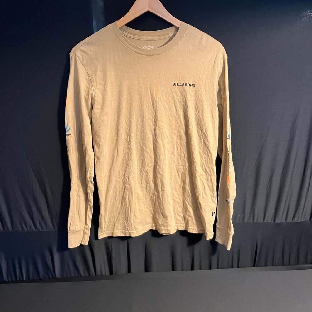 Billabong Long Sleeve Tee Size Medium Desert